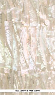 Veneer Sheet: Red Abalone Pale Color
