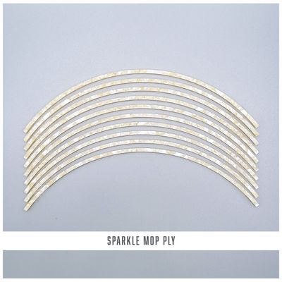 Curved Strips: Sparkle MOP Ply Curved Strips: Sparkle MOP Ply