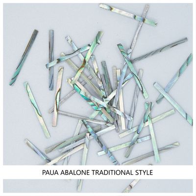 Straight Strips: Paua Abalone Traditional Style