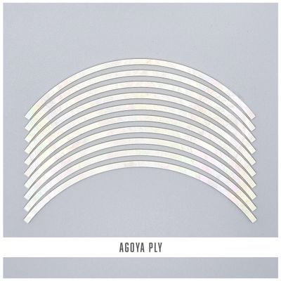 Curved Strips: Agoya Ply Curved Strips: Agoya Ply