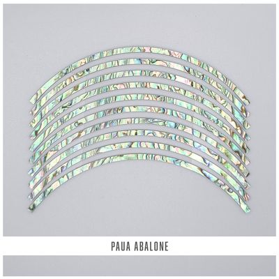 Curved Strips: Paua Abalone Ply Curved Strips: Paua Abalone Ply