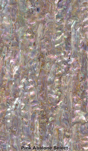 Veneer Ply Sheet: Pink Abalone Dark Color