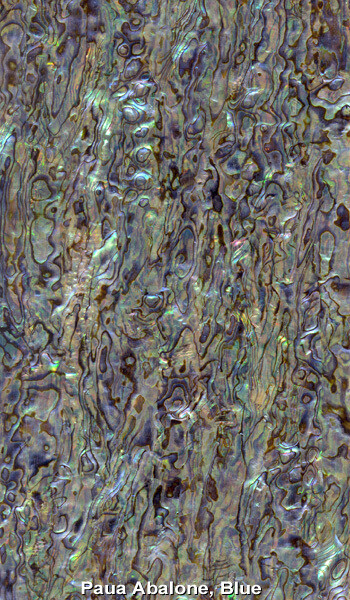 Veneer Ply Sheet: Paua Abalone Blue