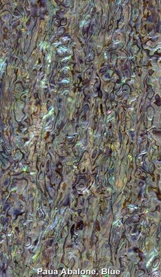 Veneer Ply Sheet: Paua Abalone Blue