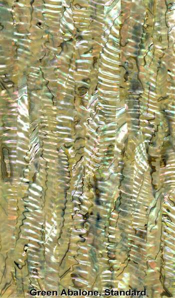 Veneer Ply Sheet: Green Abalone Light Color