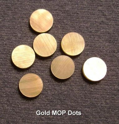 Dots, 0.060 Dots, 0.060": Gold MOP