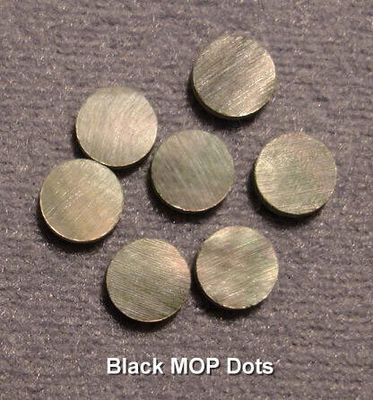 Dots: Black M.O.P., .060 Dots: Black M.O.P., .060" thickness
