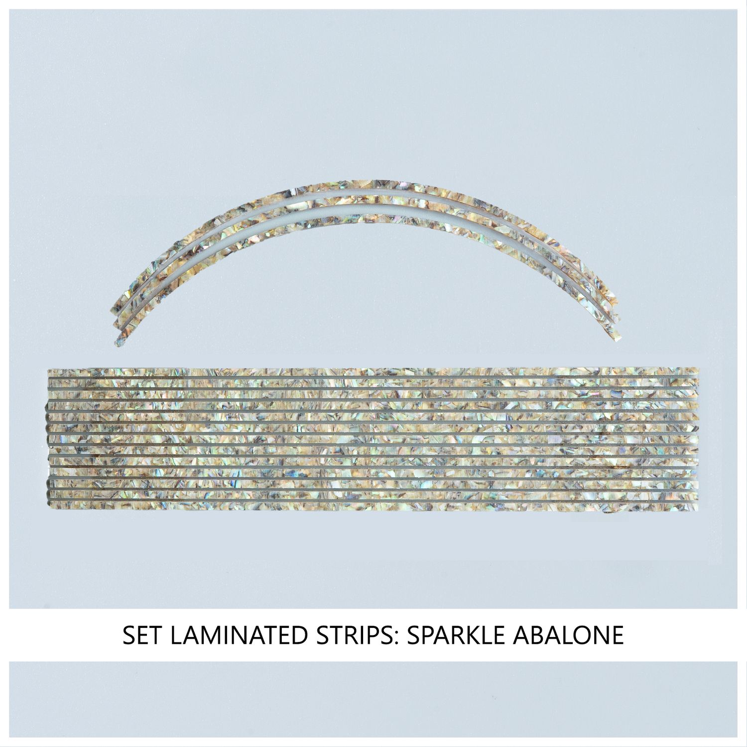 Laminated Strip Set: Sparkle Abalone Laminated Strip Set: Sparkle Abalone