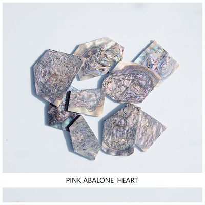 Blanks: Pink Abalone Heart