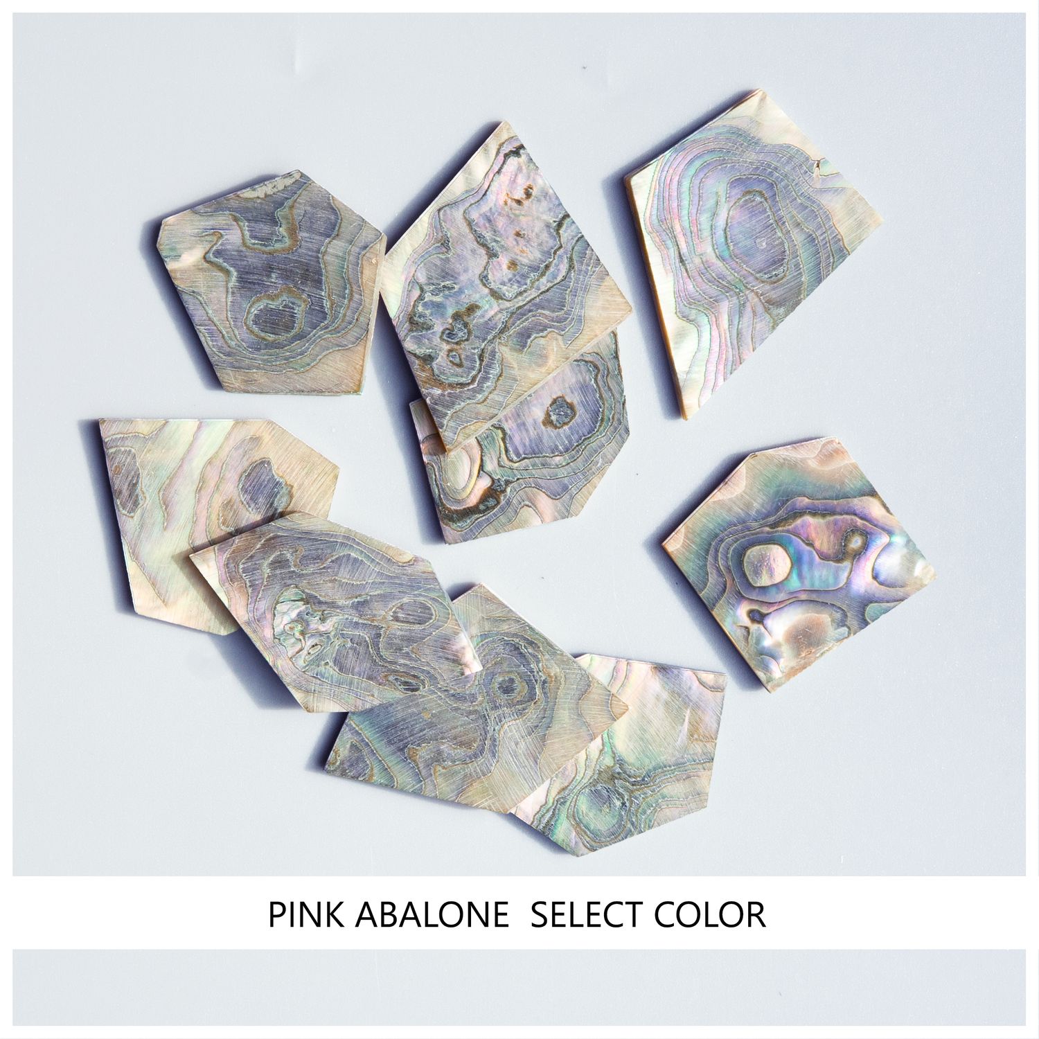 Blanks: Pink Abalone Select Color Blanks: Pink Abalone Select Color