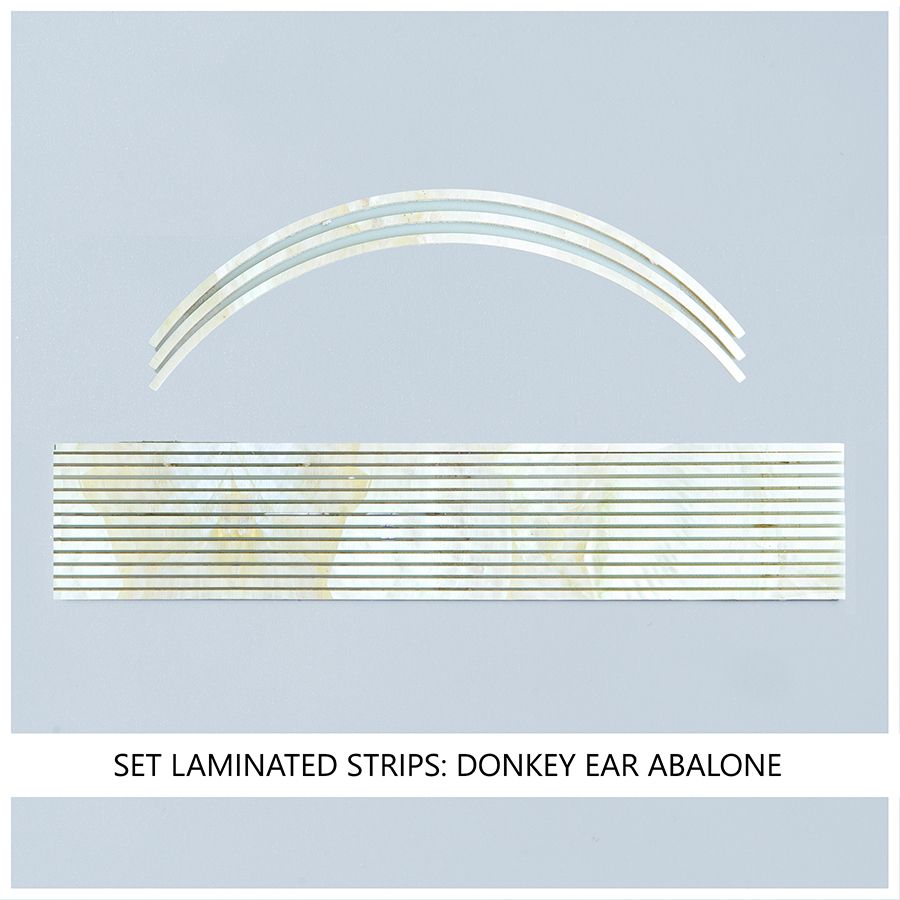 Laminated Strip Set: Donkey Ear Abalone Laminated Strip Set: Donkey Ear Abalone