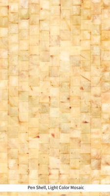 Veneer Sheet: Pen Shell Light Color Mosaic