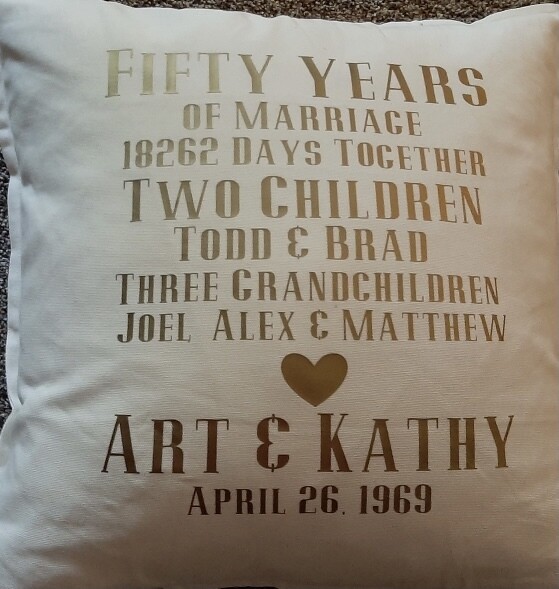Anniversary Pillow