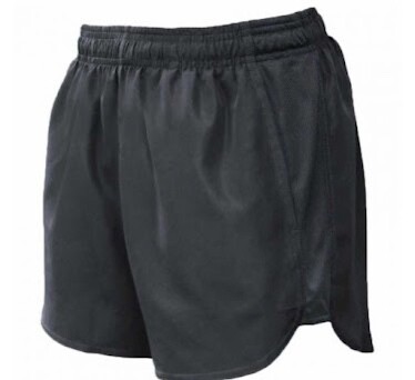 Ladies Black Nylon Shorts with Pockets