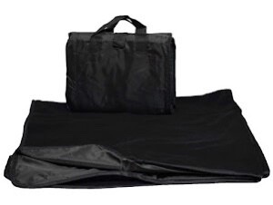 Embroidered Fleece &amp; Poly Travel Blanket