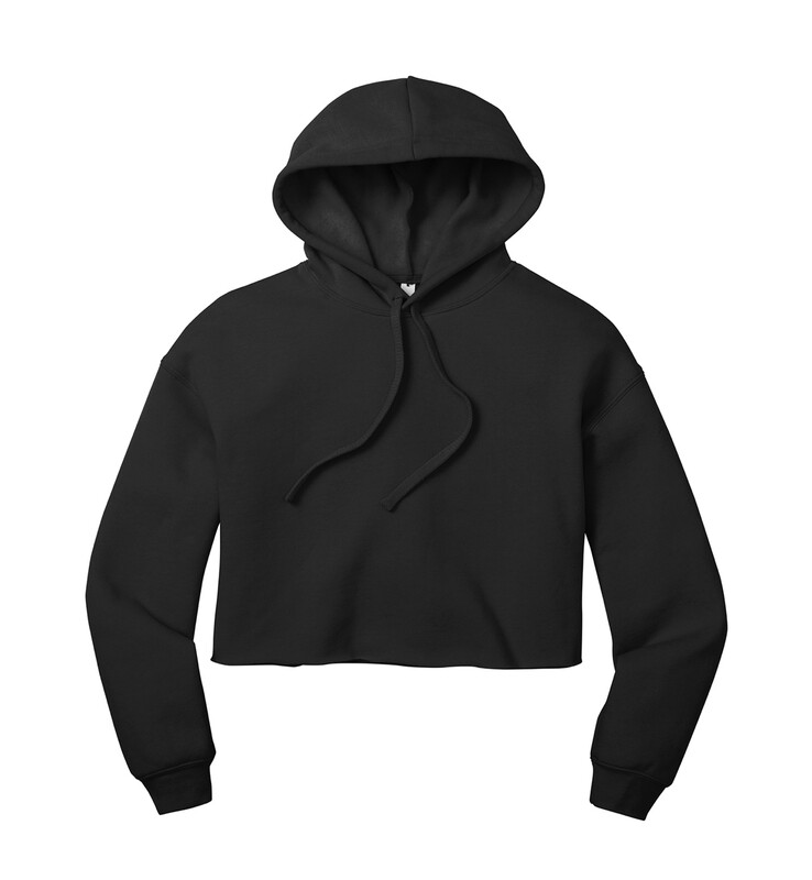 Women’s Soft Fleece Cropped Fleece Hoodie