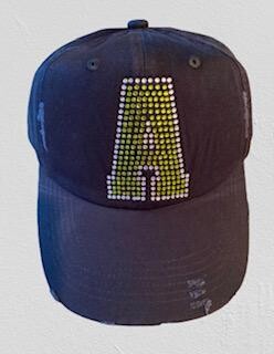 AYFA Bling Distressed Baseball Hat