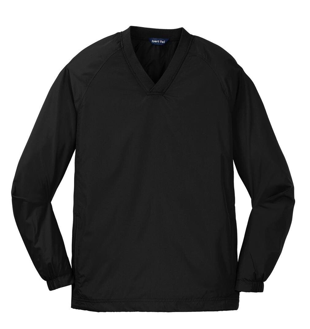 Sport-Tek® V-Neck Raglan Wind Shirt-Available Youth and Adult
