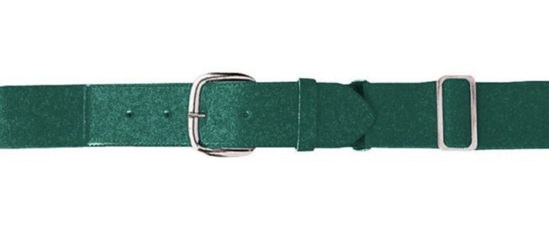 Dark Green Elastic Baseball Belt - Available Youth &amp; Adult