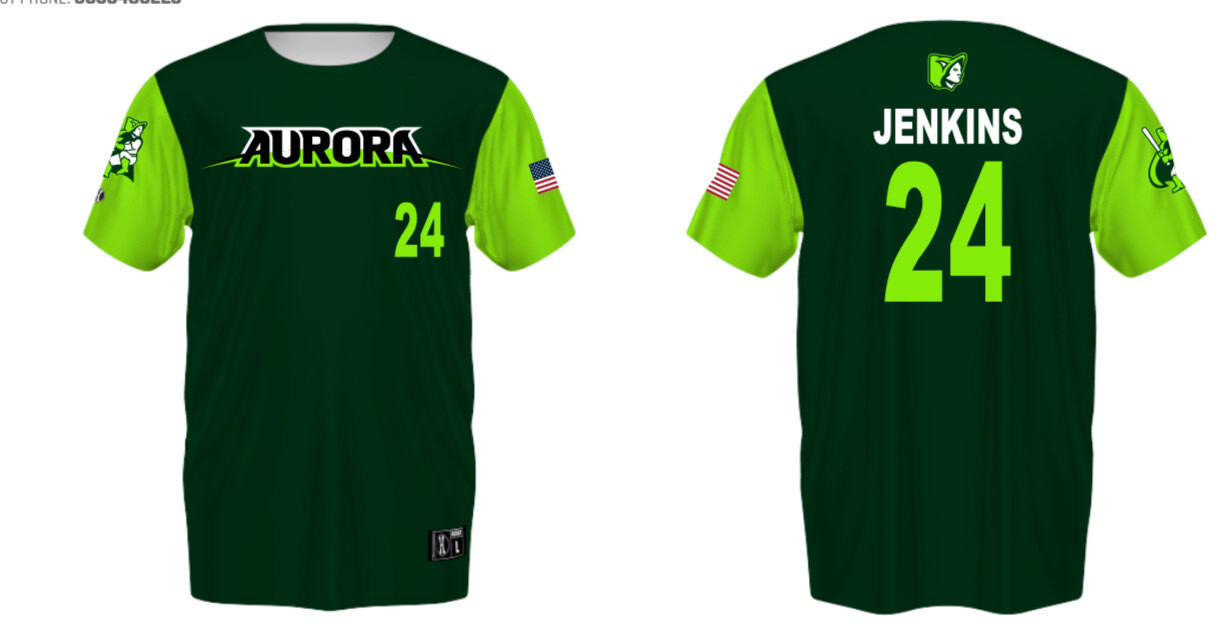 ABL Green Travel Jersey - Available in Youth & Adult