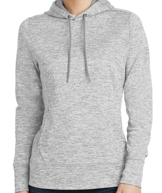 Sport-Tek PosiCharge Electric Heather Fleece Hooded Pullover - Adult, Ladies & Youth