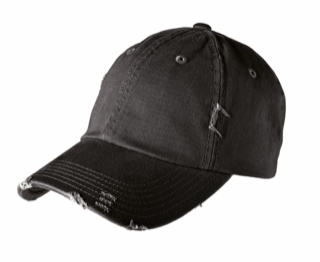Black Adjustable Hat - Traditional or Distressed