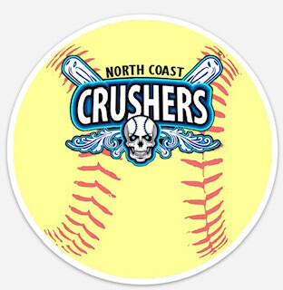 North Coast Crushers 5&quot;x5&quot; Window Cling