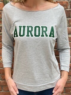 Next Level Ladies French Terry Boatneck 3/4 Sleeve Sweatshirt