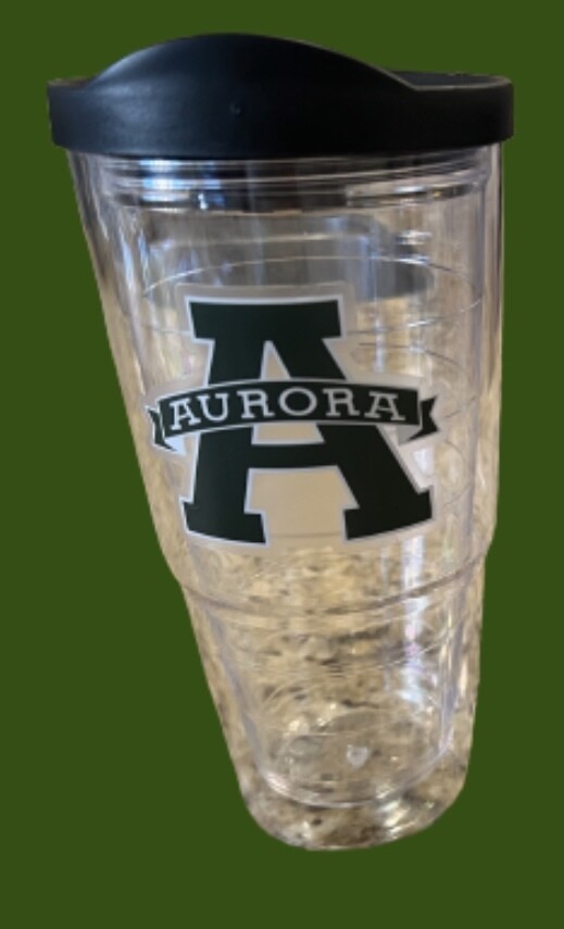 NEW ITEM - Clear Acrylic Tumbler with Black Lid