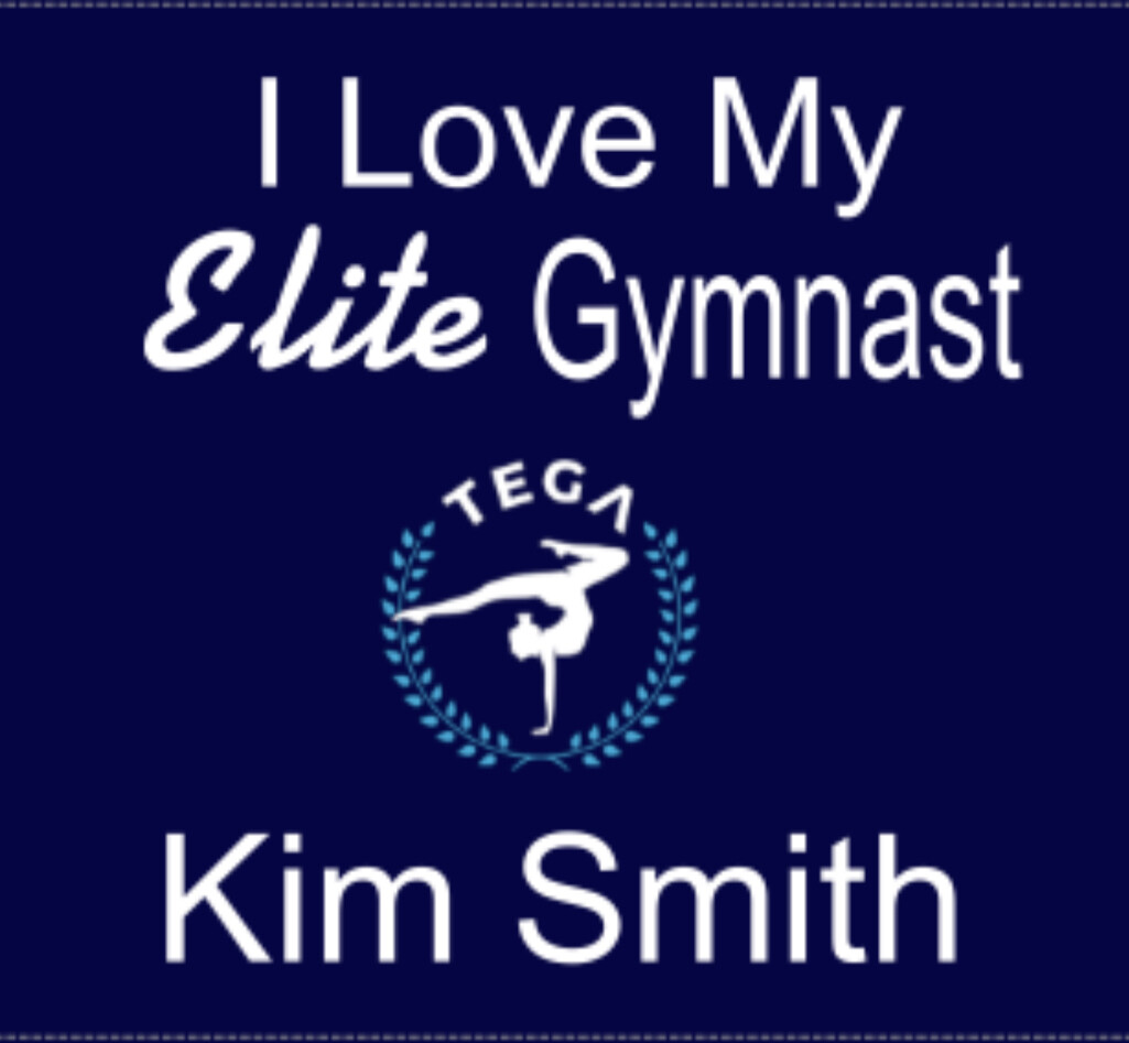 I LOVE My Elite Gymnast Personalized Yard Sign