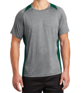 Forest Green Heather Colorblock Contender Tee - Adult & Youth Sizes