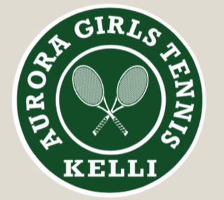 Custom Girl&#39;s Tennis Car Magnet - 5&quot; x 5&quot;