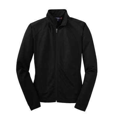 NEW ITEM - Sport Tek Ladies Black Tricot Jacket