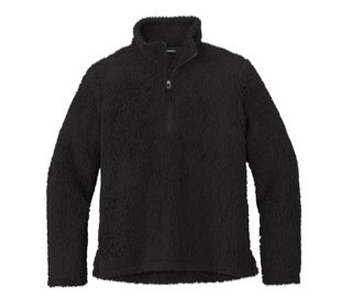 AK Cozy 1/4 Sherpa Fleece - Black