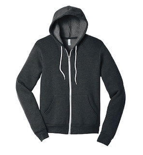 Unisex Full Zip Soft Fleece Hoodie - Adult &amp; Youth Sizes