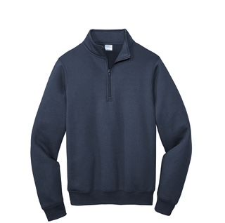 Custom Embroidered Cotton 1/4 Zip Fleece