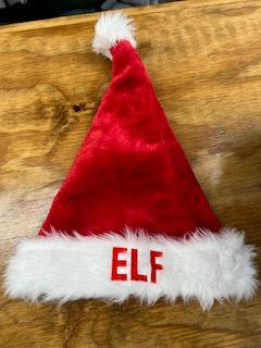 Embroidered Santa Hat