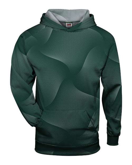 Warp Hooded Long Sleeve T-Shirt - Adult &amp; Youth Sizes