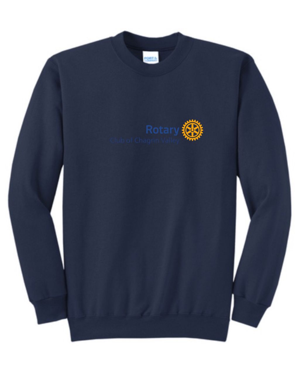 Port &amp; Company Core Fleece Crewneck Sweatshirt - Navy