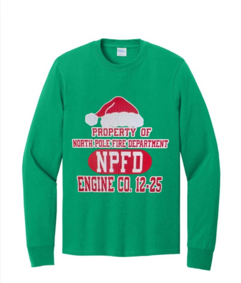Santa&#39;s Long Sleeve Tee - Adult and Youth sizes