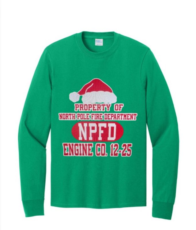 Santa&#39;s Long Sleeve Tee - Adult and Youth sizes