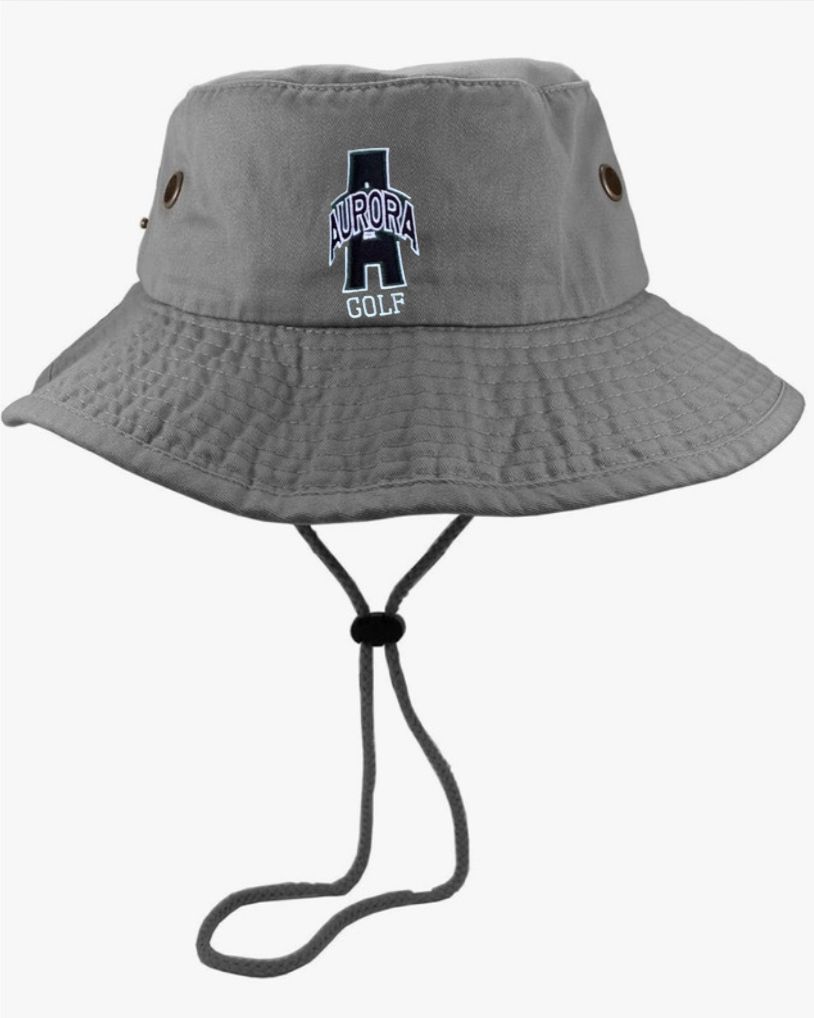 Bucket Hat Embroidered with Aurora Golf Logo