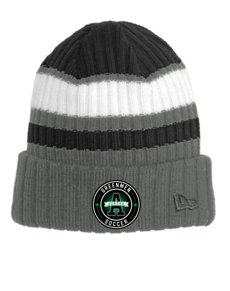 Embroidered New Era® Ribbed Tailgate Beanie