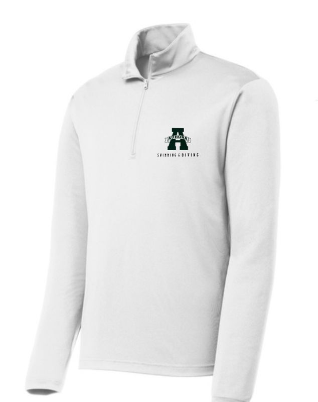 Sport Tech White 1/4 Zip