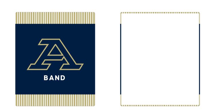 Sublimated Akron Band Blanket