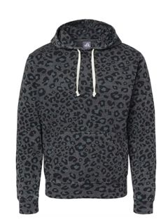 PRINT Hoodie - Camo Or Leopard Print - Adult Sizes