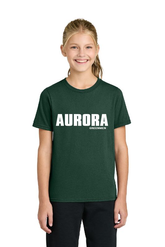 Aurora Greenmen Logo - Short sleeve, Long sleeve, Crewneck &amp; Hoodies - Available Youth, Adult, Ladies and Toddler