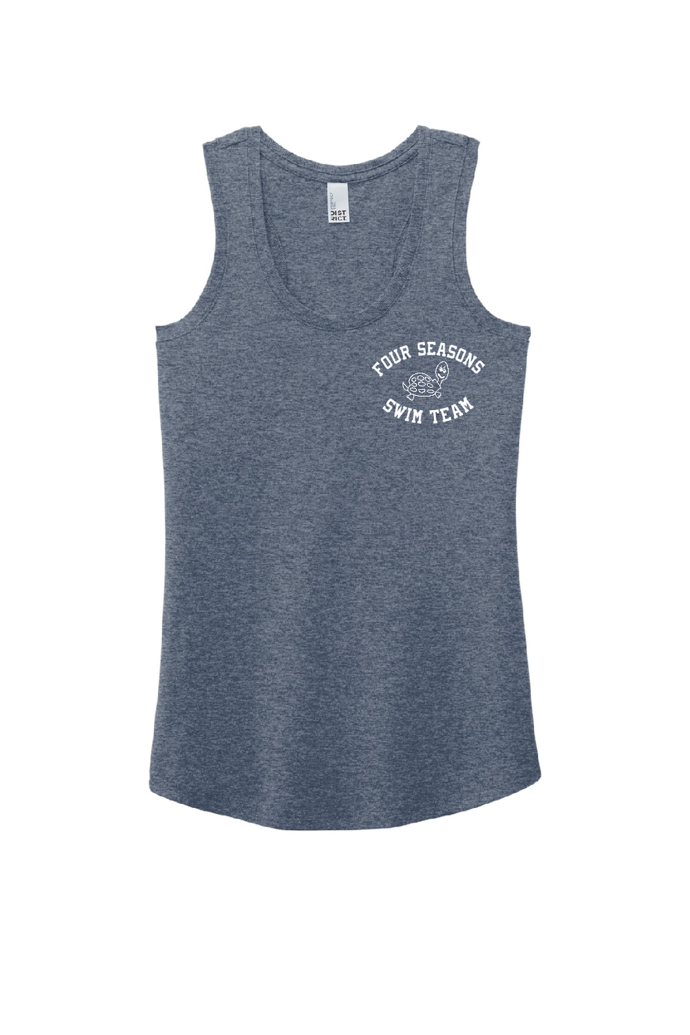 Ladies Tri Blend Racerback Tank - Navy Heather
