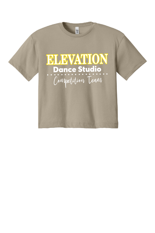 Elevation Cropped Tee - Ladies Sizes