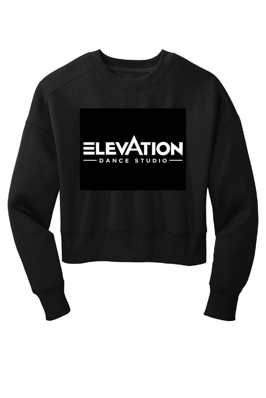 Elevation Cropped Crewneck Sweatshirt - Ladies Sizes